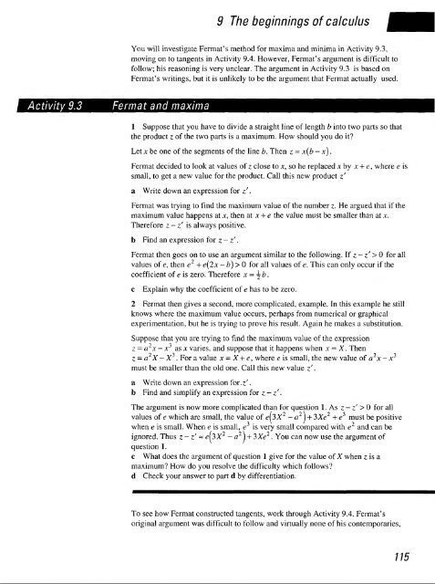 history of mathematics - National STEM Centre