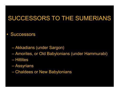 HIST 212 Sumerian-Akkadian Culture