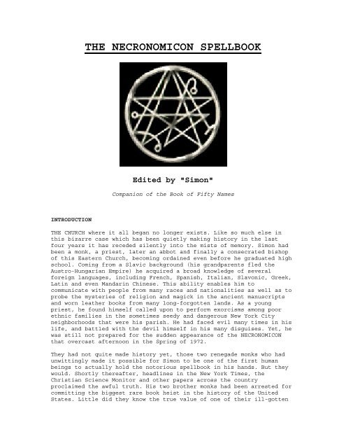 Featured image of post Necronomicon Translation Pdf