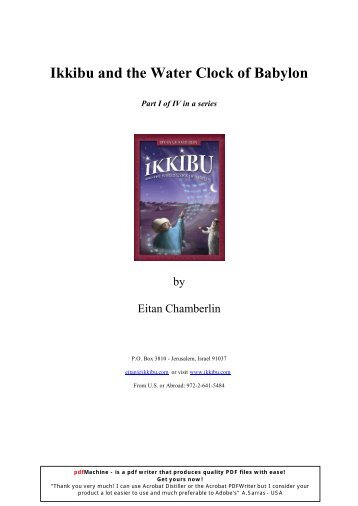 Ikkibu and the Water Clock of Babylon - Eitan Chamberlin