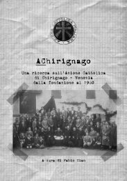 AChirignago, una ricerca sull'Azione Cattolica di Chirignago