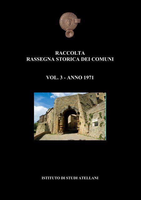 raccolta rassegna storica dei comuni vol. 3 - Istituto studi atellani