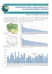 Obszarowe sumy opadów atmosferycznych - klimat