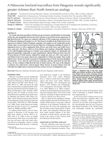 Iglesias et al 2007 Geology.pdf - University of Wisconsin-Madison