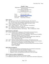 Curriculum Vitae – Sumy Page 1 of 4 Danielle F. Sumy Department ...