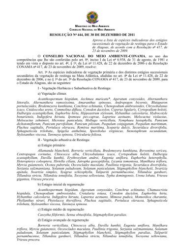 RESOLUÇÃO No 444, DE 30 DE DEZEMBRO DE 2011 ... - AreaSeg