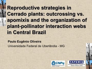Reproductive strategies in Cerrado plants: outcrossing vs ... - Fapesp