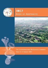 Book of Abstracts (PDF) - International Mycological Association