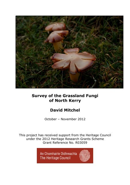 North Kerry Waxcap Survey 2012 - the Northern Ireland Fungus Group