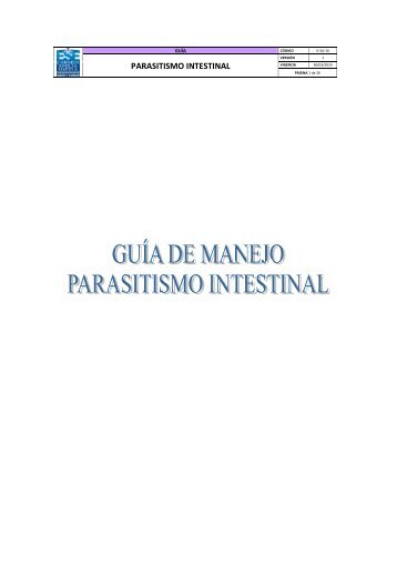 G-SA-16V1Guia Parasitismo Intestinal - ESE Carmen Emilia Ospina