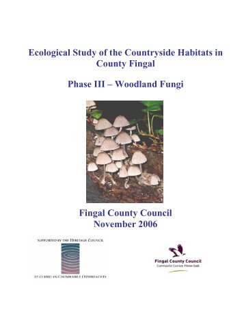 2006 Fungi of Fingal Woodlands - Fingal Biodiversity