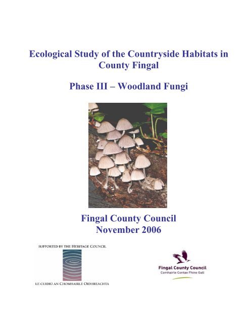 2006 Fungi of Fingal Woodlands - Fingal Biodiversity