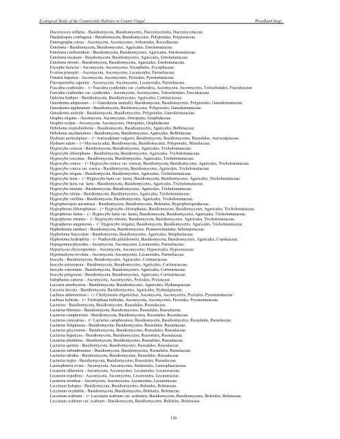 2006 Fungi of Fingal Woodlands - Fingal Biodiversity