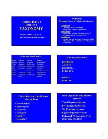 Classification - Uwi.edu