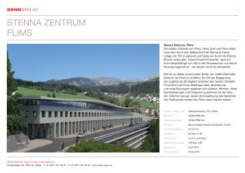 Stenna zentrum FlimS - Senn BPM AG