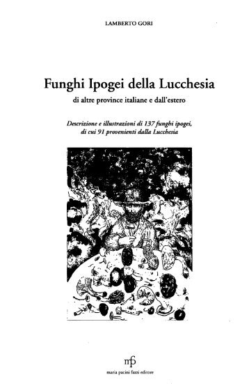 Funghi Ipogei della Lucchesia