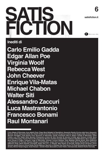 Fulvio Abbate (Il Riformista), Anna Aglietti (Pulp ... - Satisfiction