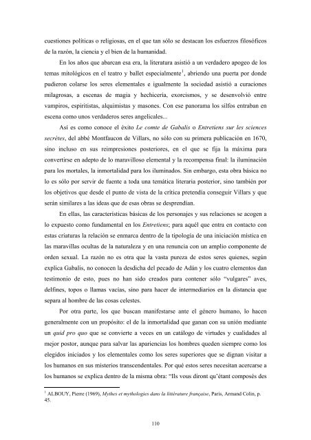 texto y sociedad en las letras francesas y francófonas