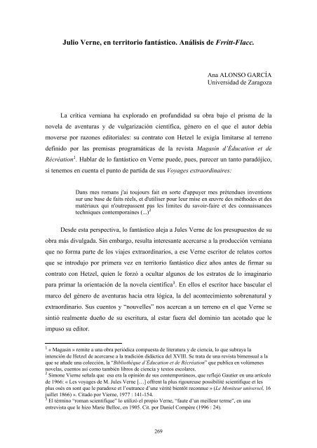 texto y sociedad en las letras francesas y francófonas