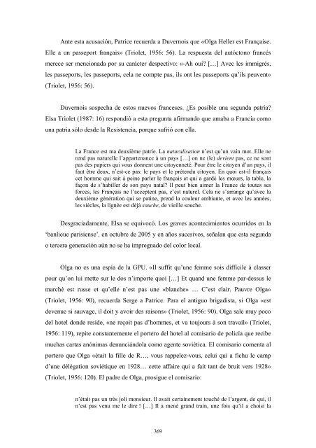 texto y sociedad en las letras francesas y francófonas