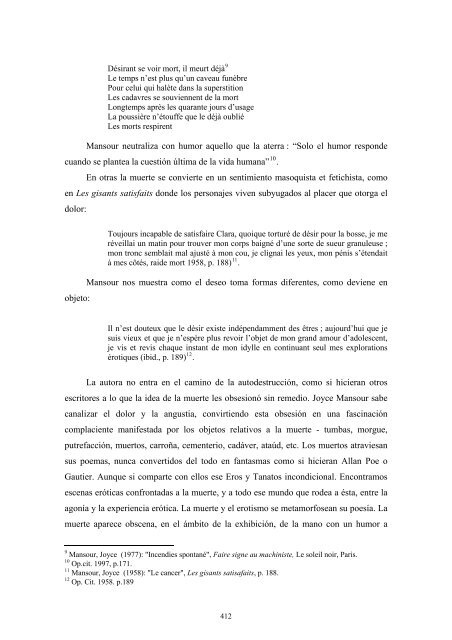 texto y sociedad en las letras francesas y francófonas