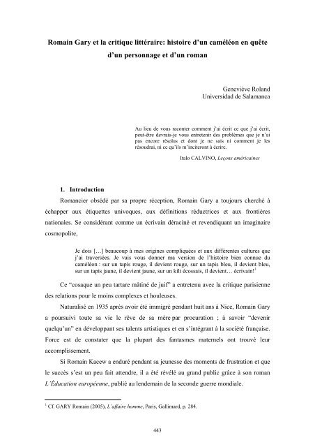 texto y sociedad en las letras francesas y francófonas