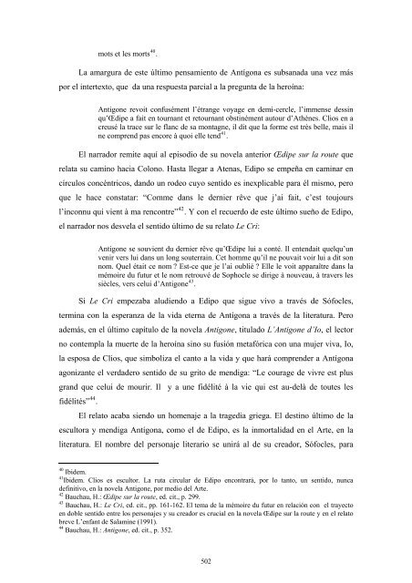 texto y sociedad en las letras francesas y francófonas