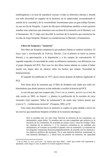 texto y sociedad en las letras francesas y francófonas