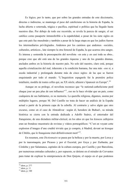 texto y sociedad en las letras francesas y francófonas