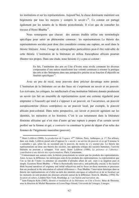 texto y sociedad en las letras francesas y francófonas