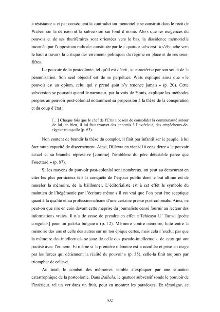 texto y sociedad en las letras francesas y francófonas