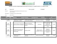 sistema nacional de recursos fitogenéticos para la ... - sinarefi