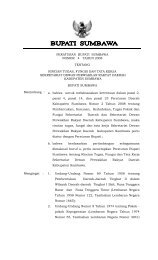 RANCANGAN - Pemerintah Kabupaten Sumbawa