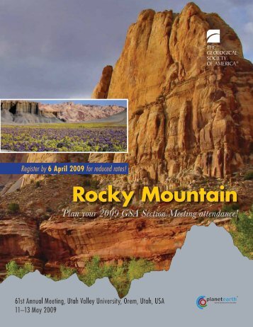 Rocky Mountain Rocky Mountain - Geological Society of America