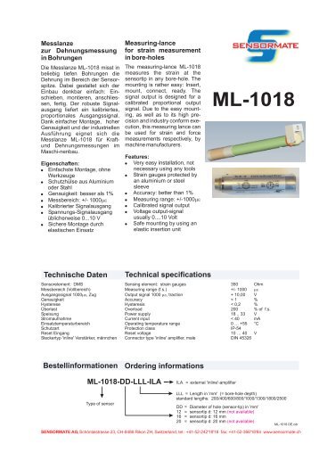 ML-1018 DE - sensormate.ch