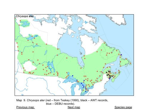 Tabanidae of Canada, east of the Rocky Mountains 1: a ...