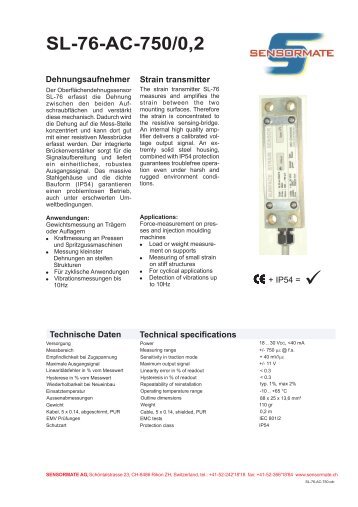 SL-76-AC-750/0,2 - sensormate.ch