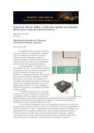 Sanguinetti, Horacio. (2006). La Educación ... - Education Review