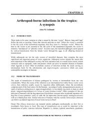 Arthropod-borne infections in the tropics: A synopsis