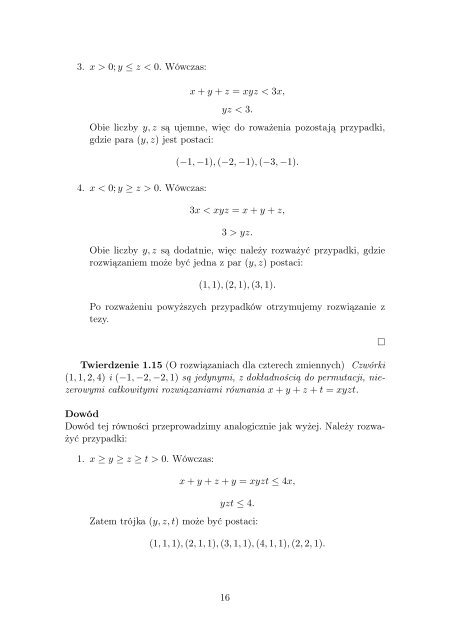 Nierówność Cauchy'ego o średnich. Sumy i iloczyny.