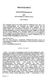 BIBLIOGRAPHIAE - Universität Tübingen