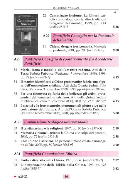 catalogo generale 2006 libreria editrice vaticana - La Santa Sede