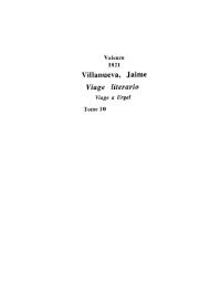 Viage literario a las iglesias de España. 1821. - Vall de Pi