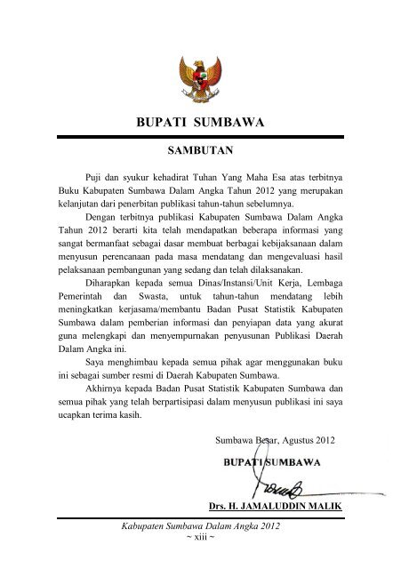 Sumbawa Dalam Angka 2012 final