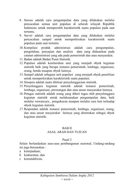 Sumbawa Dalam Angka 2012 final
