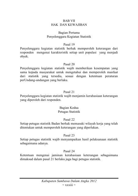 Sumbawa Dalam Angka 2012 final