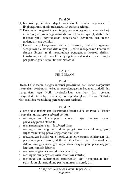Sumbawa Dalam Angka 2012 final