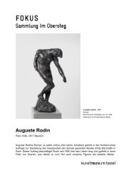 Auguste Rodin - Sammlung Im Obersteg