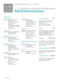 05-mettmenstetten pdf, Gemeindeseite reformiert Nr. 5, Mai - Kirche ...