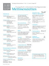 08-mettmenstetten pdf, Gemeindeseite reformiert Nr. 8,August